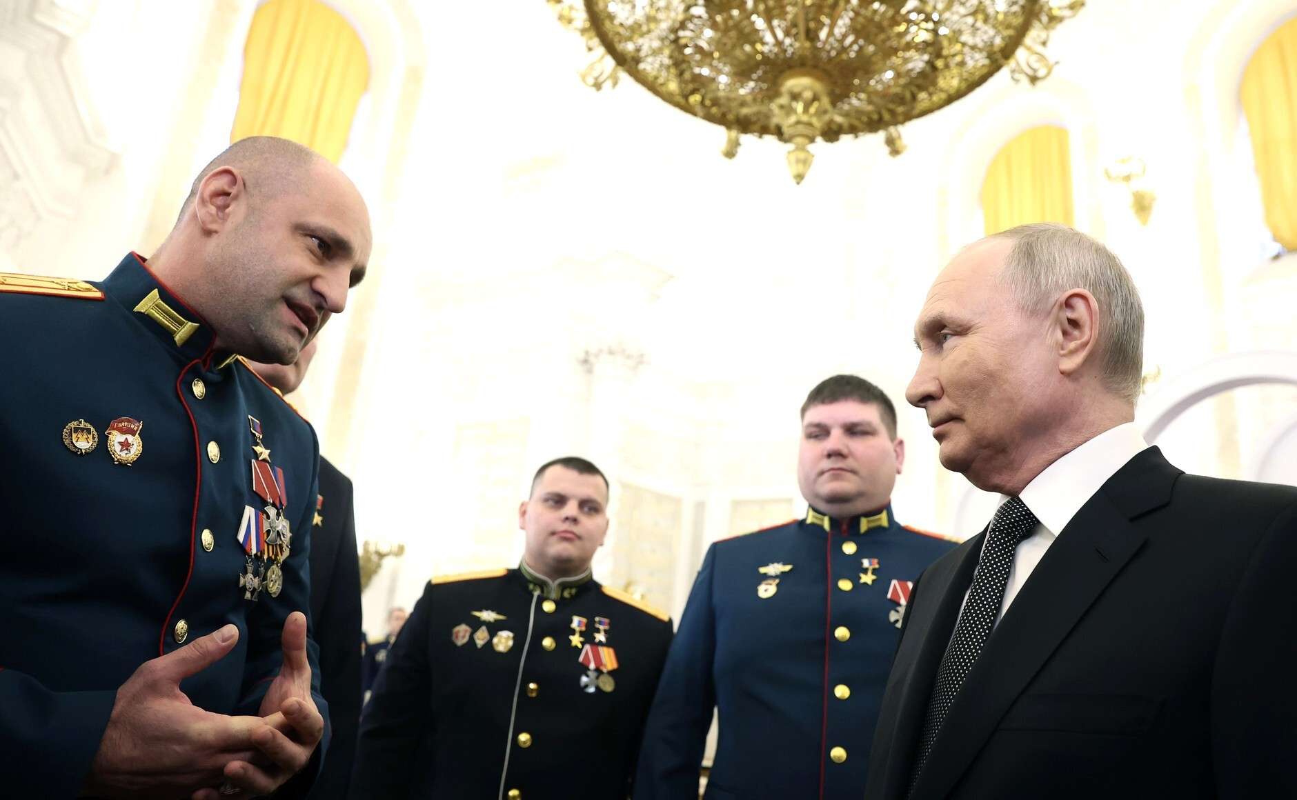 Артём Жога и Владимир Путин