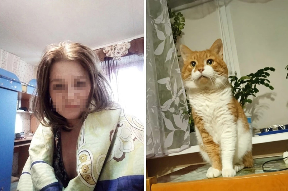 Анна Громович и кот Кузя